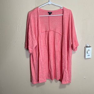 Torrid Coal Short Sleeve Cardigan